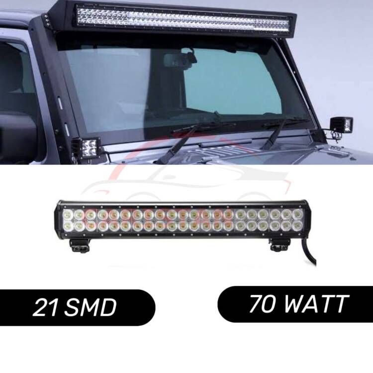 21 SMD Cree Spot Light Bar Light Universal 70 Watt