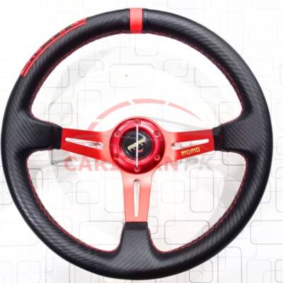 Momo Sports Style Steering Wheel Red