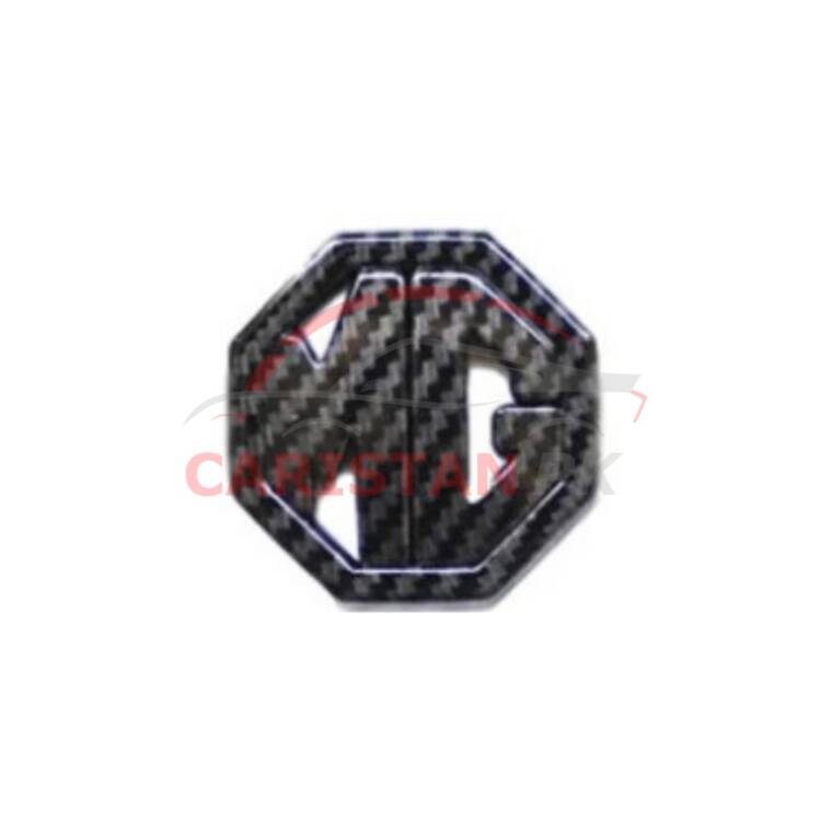 MG Steering Wheel Logo Carbon Fiber 1