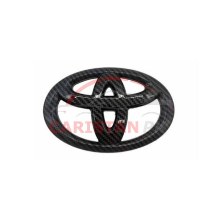 Toyota Steering Wheel Logo Carbon Fiber 1