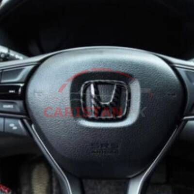 Honda Steering Wheel Logo Carbon Fiber