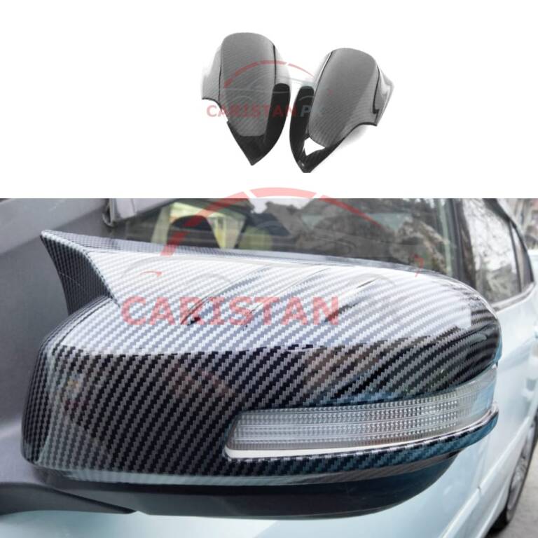 Honda City Batman Style Carbon Fiber Side Mirror Cover 2009-21