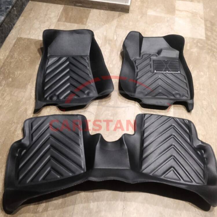 MG HS 5D Floor Mats Black 1