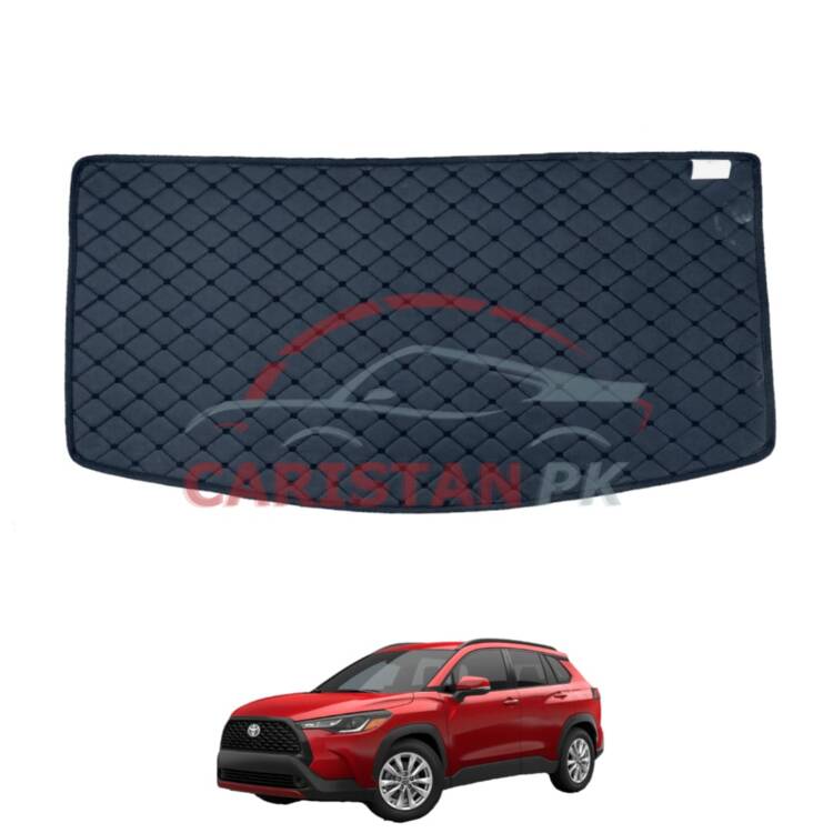 Toyota Corolla Cross 7D Trunk Protection Mat Black