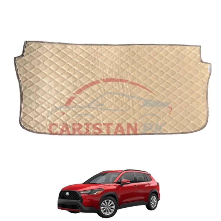 Toyota Corolla Cross 7D Trunk Protection Mat Beige