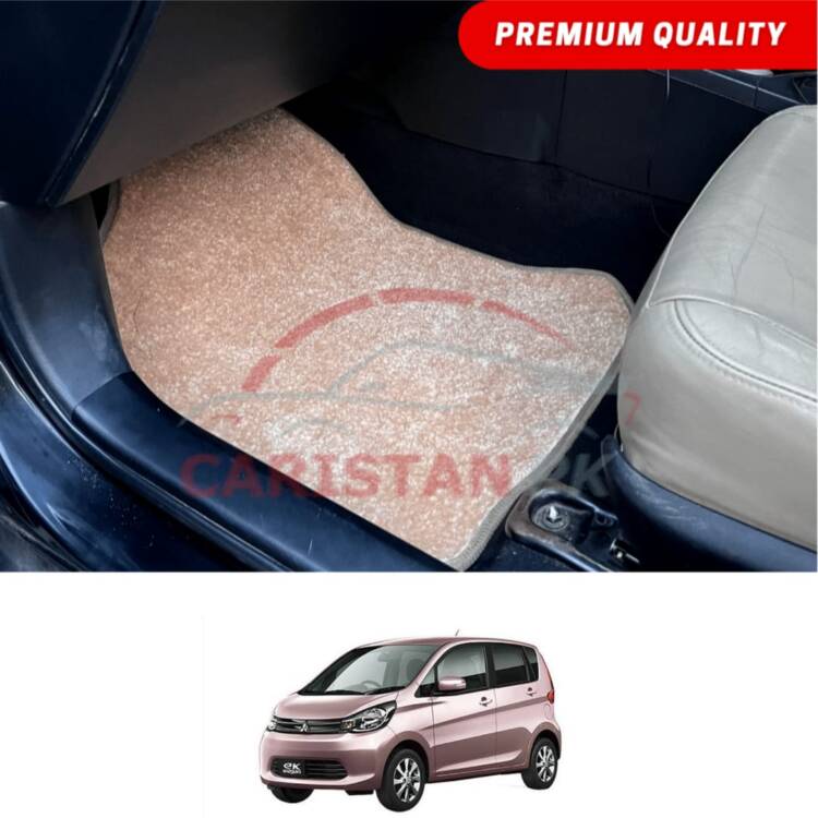 Mitsubishi EK Wagon Premium Carpet Floor Mats Beige 2014-18