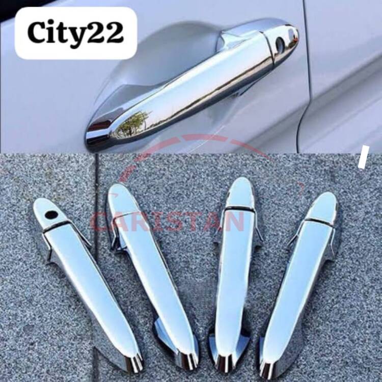 Honda City Chrome Door Handle Covers 2022 Model & Onwards 1