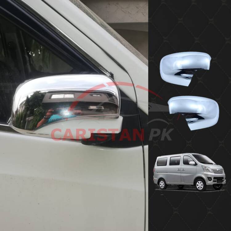 Changan Karvaan Chrome Side Mirror Covers