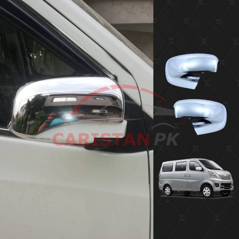 Changan Karvaan Chrome Side Mirror Covers