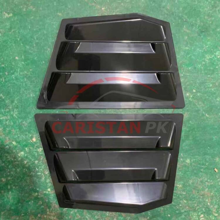 Honda City Quarter Glass Evo Rack Louver Cover Vent Set 2022 Model & Onwards 1