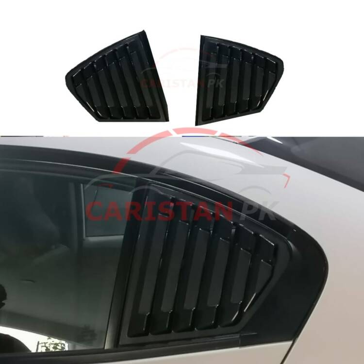 Honda City Quarter Glass Evo Rack Louver Cover Vent Set 2022 Model & Onwards