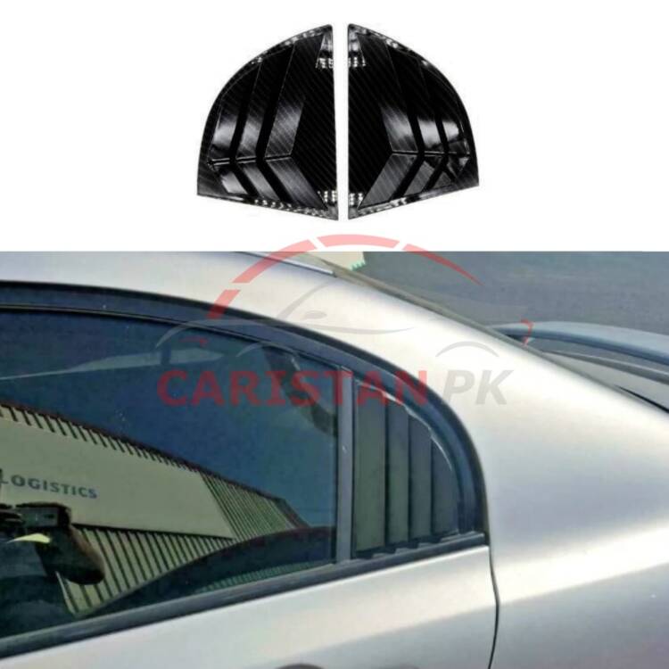 Honda Civic Reborn Quarter Glass Evo Rack Louver Cover Vent Set