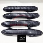 Honda City Carbon Fiber Door Handle Cover 2009-21 1