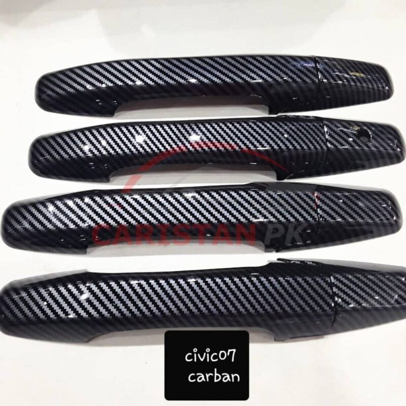 Honda Civic Reborn Carbon Fiber Door Handle Cover 2006-11 1