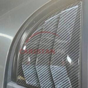 Honda Civic Reborn Quarter Glass Evo Rack Louver Cover Vent Set 1