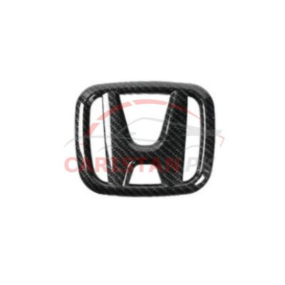 Honda Steering Wheel Logo Carbon Fiber 1