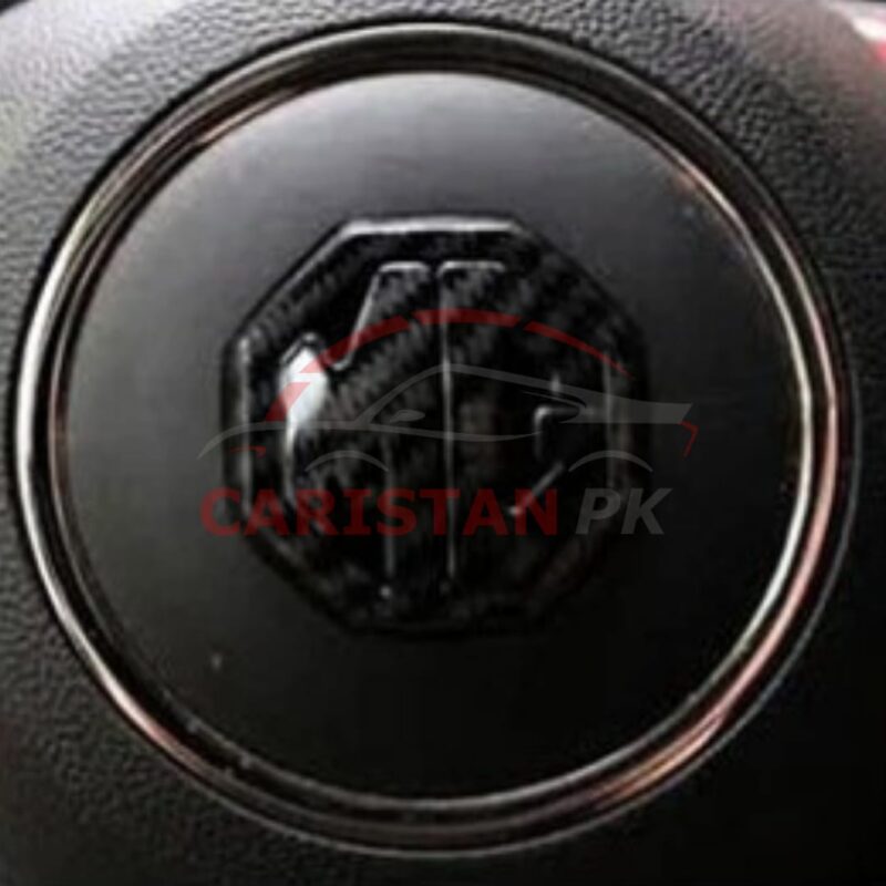 MG Steering Wheel Logo Carbon Fiber MG Steering Wheel Logo Carbon Fiber