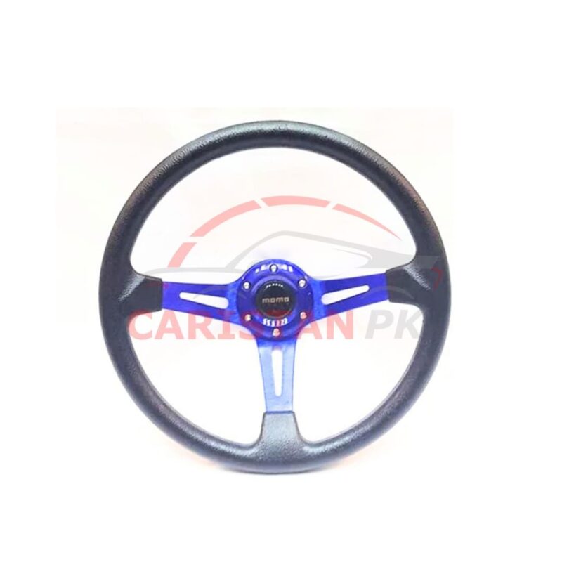 Momo Sports Style Steering Wheel Blue Momo Sports Style Steering Wheel Blue