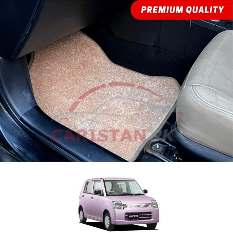 Suzuki Alto JDM Premium Carpet Floor Mats Beige 2005-09 Suzuki Alto JDM Premium Carpet Floor Mats Beige 2005-09