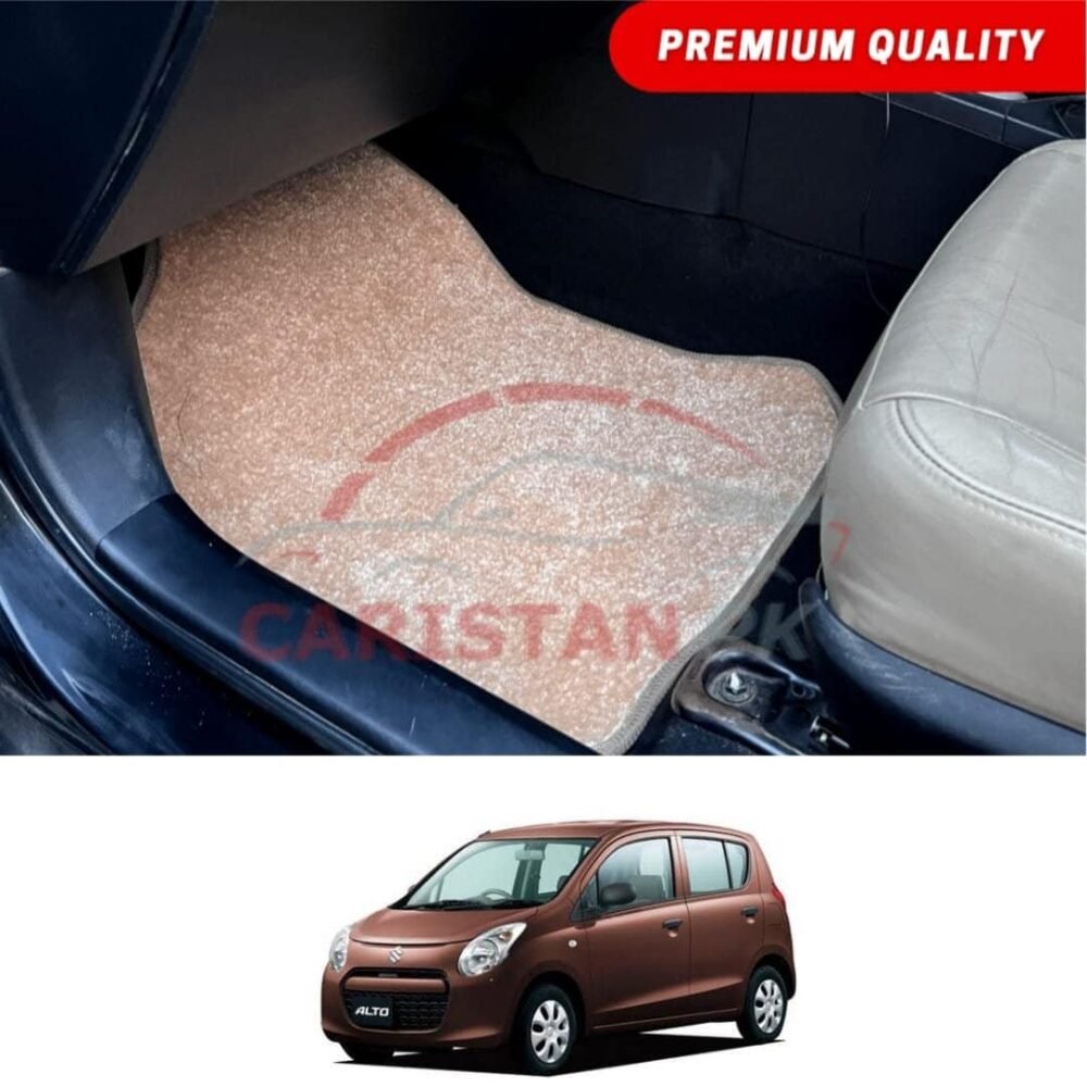Suzuki Alto JDM Premium Carpet Floor Mats Beige 2010-14 Suzuki Alto JDM Premium Carpet Floor Mats Beige 2010-14