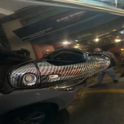 Toyota Fortuner Carbon Fiber Door Handle Cover 2016-25 2