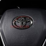 Toyota Steering Wheel Logo Carbon Fiber