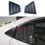 Toyota Yaris Quarter Glass Evo Louver Cover Vent Set Carbon Fiber