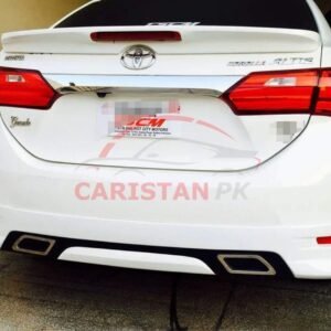 Unpainted ABS Plastic Toyota Corolla Spoiler With Light 2014-26 1