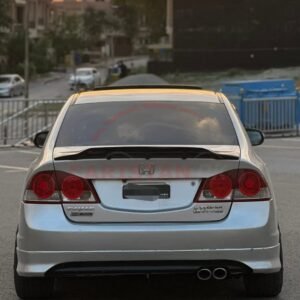 Unpainted Honda Civic Reborn ABS Plastic Duck Tail Spoiler 4