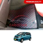 Nissan Dayz Flat Style 7D Floor Mats Black With Red Stitch 2013-18