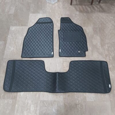 Mitsubishi Lancer Flat Style 7D Floor Mats Black 2004-08 2