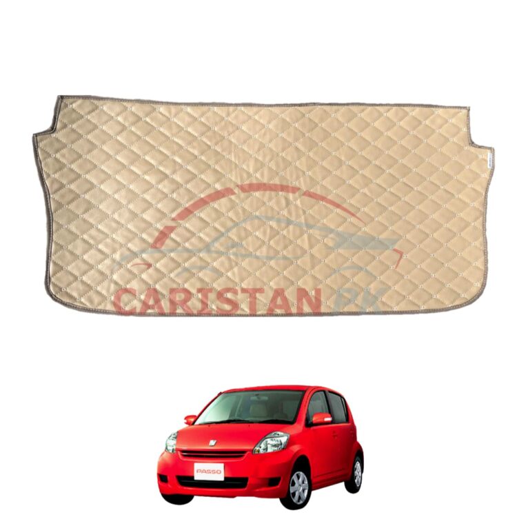 Toyota Passo 7D Trunk Protection Mat Beige 2003-09