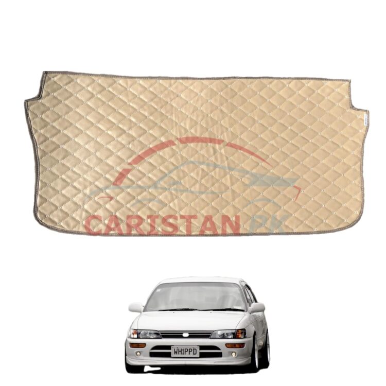 Toyota Corolla Indus 7D Trunk Protection Mat Full Beige