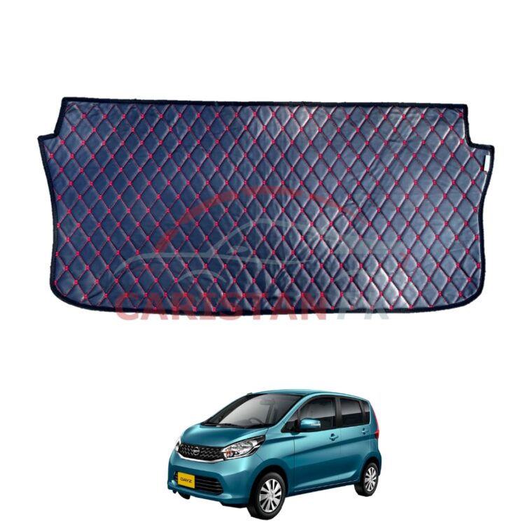 Nissan Dayz 7D Trunk Protection Mat Black With Red Stitch 2013-18