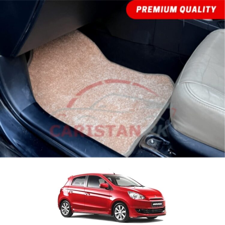 Mitsubishi Mirage Premium Carpet Floor Mats Beige