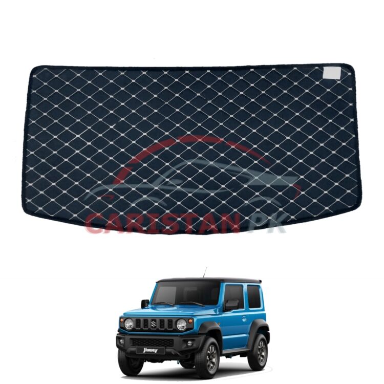 Suzuki Jimny 7D Trunk Protection Mat Black With Beige Stitch