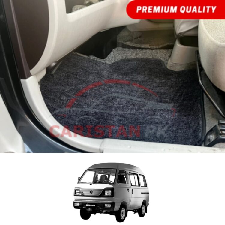 Suzuki Bolan Premium Carpet Floor Mats Black Grey