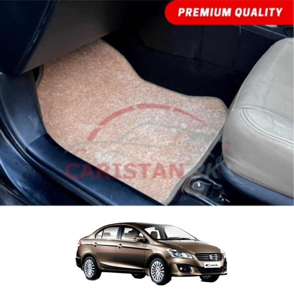 Suzuki Ciaz Premium Carpet Floor Mats Beige Suzuki Ciaz Premium Carpet Floor Mats Beige