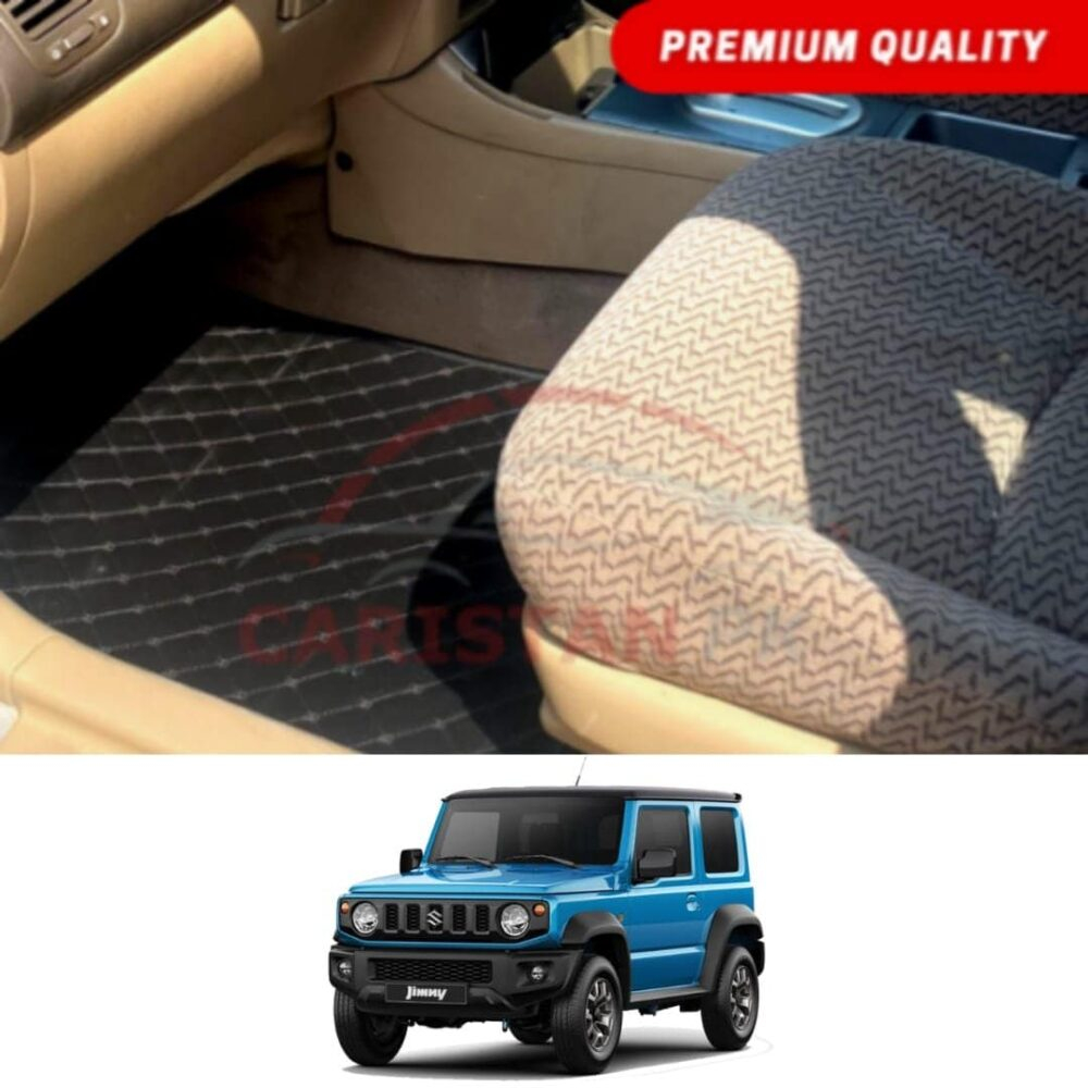 Suzuki Jimny Flat Style 7D Floor Mats Black Suzuki Jimny Flat Style 7D Floor Mats Black