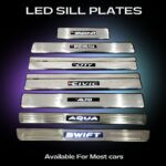 LED Sill Plates Chrome Plated Available For Most Cars