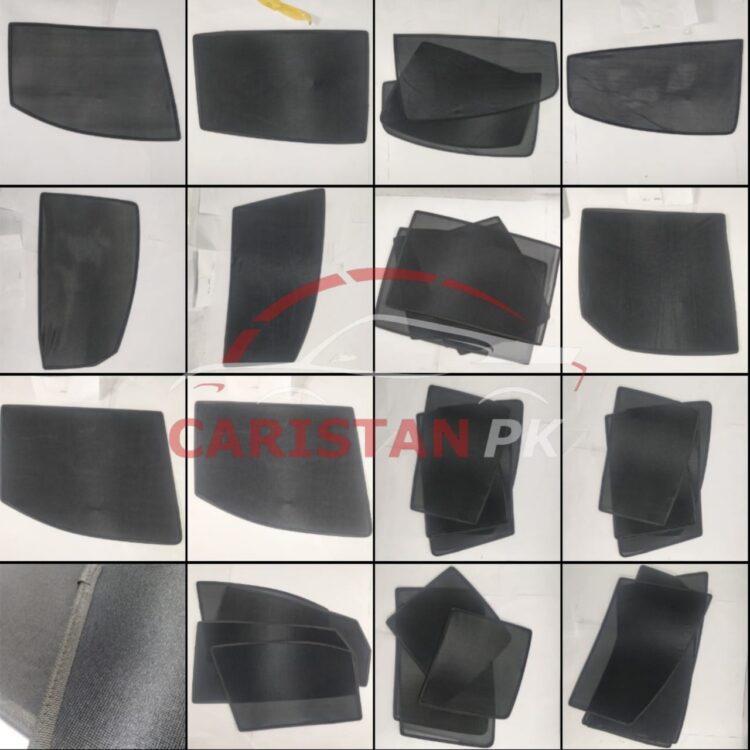 Car Sunshades Black Without Logo Available For Most Cars