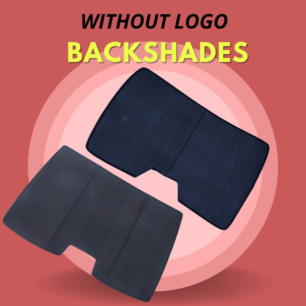 Car Back Shades Without Logo