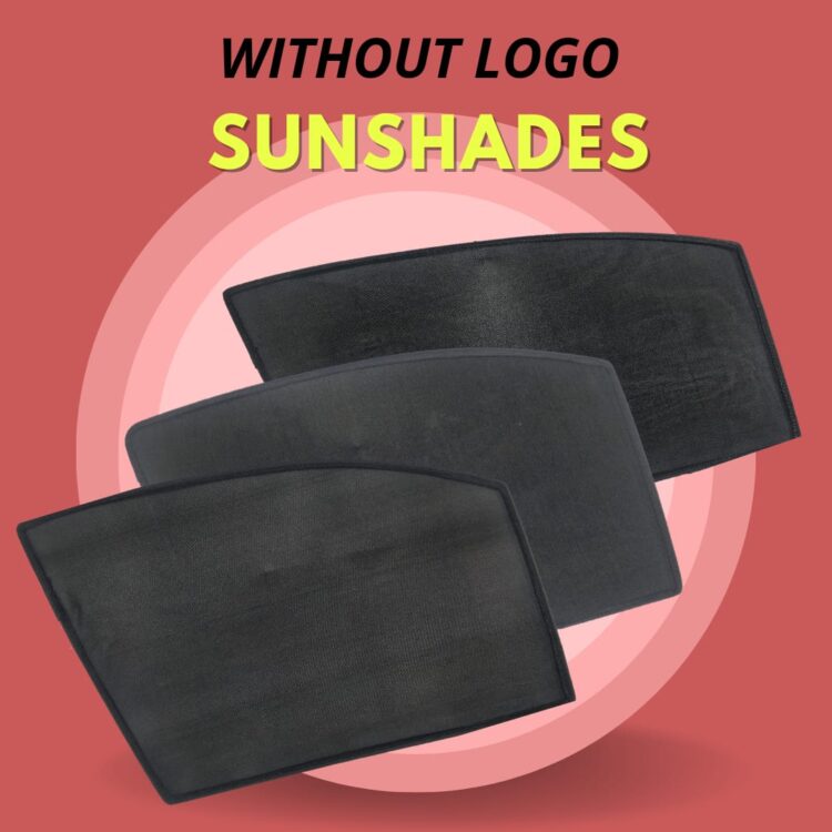 Car Sunshades Black Without Logo Available For Most Cars