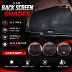 Car Back Shades Without Logo Available For Most Cars In Pakistan