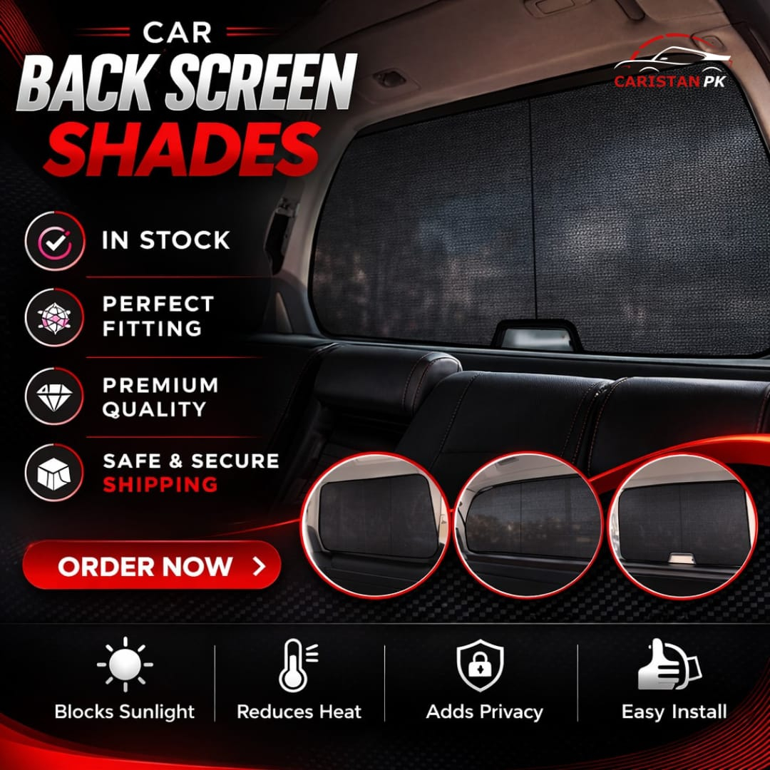 Car Back Shades Without Logo Available For Most Cars In Pakistan