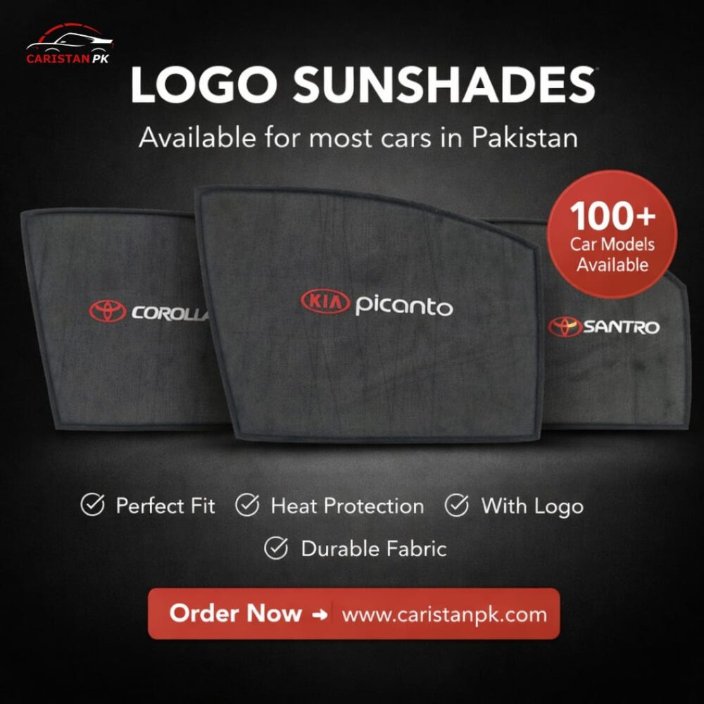 Car Sunshades With Logo Available For All Cars In Pakistan