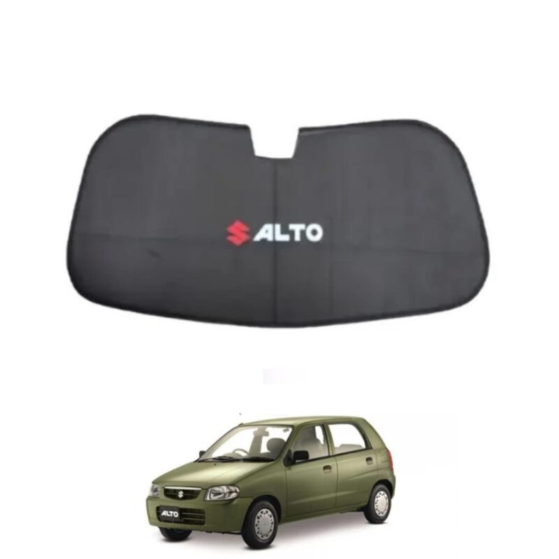 Suzuki Alto Back Screen Curtain With Logo 2000-08 Model Suzuki Alto Back Screen Curtain With Logo 2000-08 Model