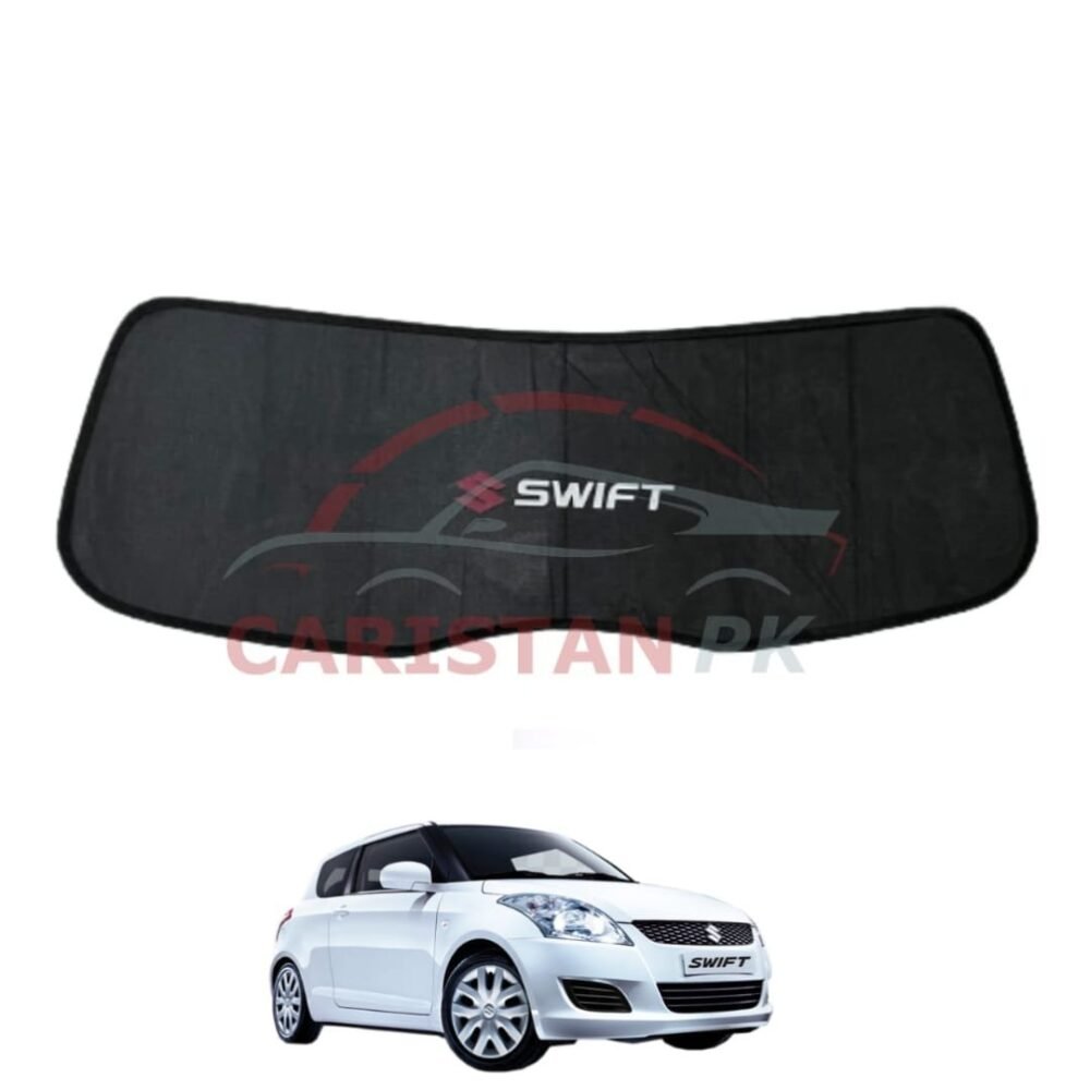Suzuki Swift Back Screen Curtain With Logo 2007-21 Suzuki Swift Back Screen Curtain With Logo 2007-21