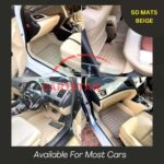5D Floor Mats Beige Available For Most Cars In Pakistan