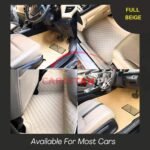 7D Floor Mats Beige Available For Most Cars In Pakistan